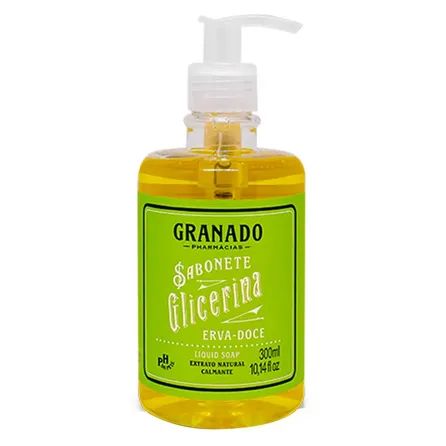 Sabonete Líquido Granado Glicerina e Erva Doce 300ml