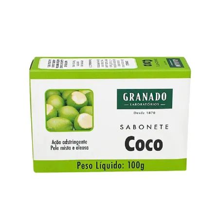 Sabonete em Barra Granado Coco Pele mista 100g