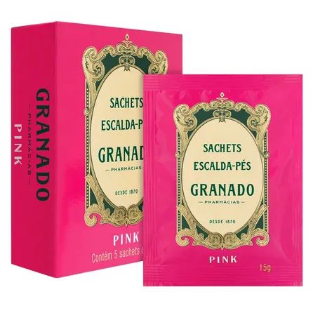 Sachets Escalda Pés Granado Pink 5un