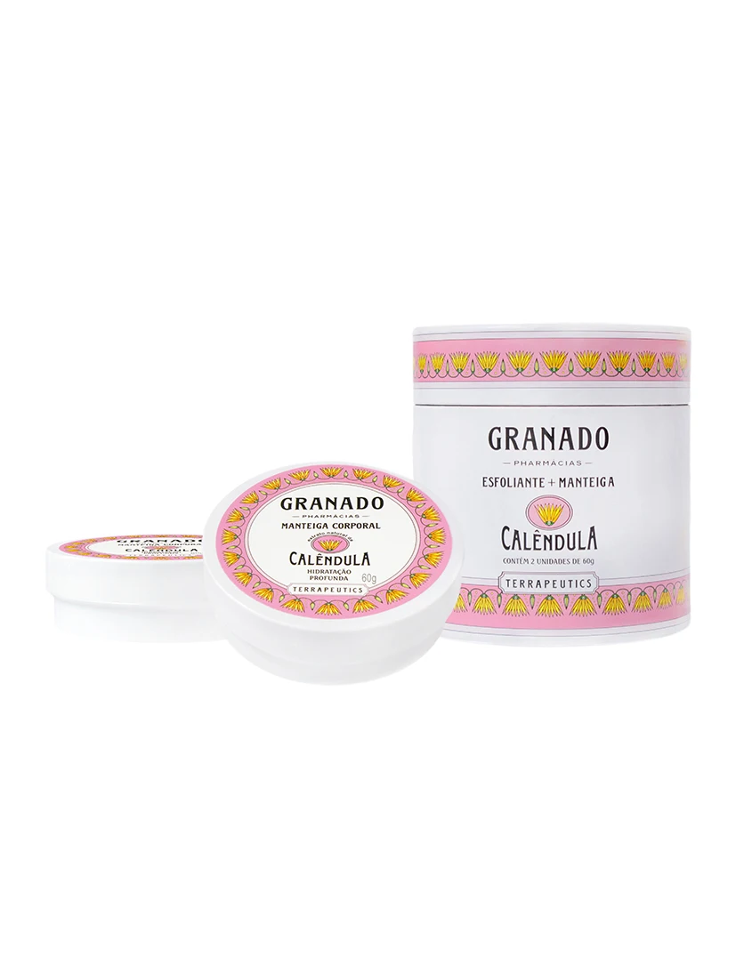 Esfoliante + Manteiga Corporal Granado Calêndula 2un