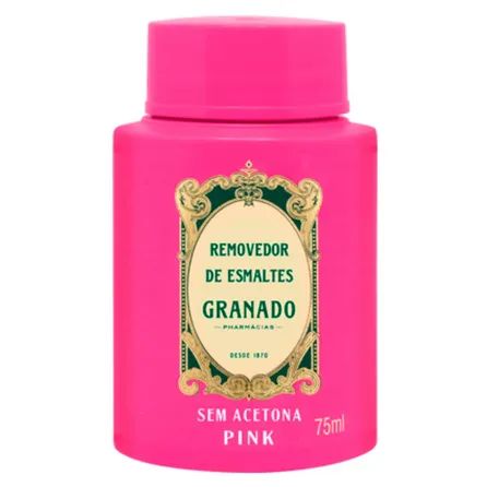 Removedor de Esmaltes Granado Pink 75ml