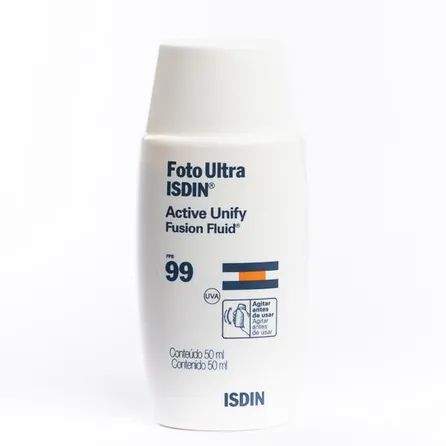 Clareador Facial Isdin Foto Ultra Active Unify Fusion Fluid FPS 99 50ml
