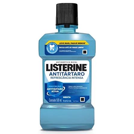 Antisséptico Bucal Listerine Antitártaro Menta 500ml