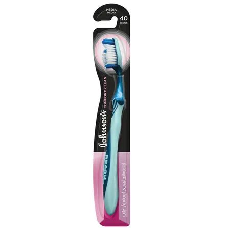 Escova Dental Johnson & Johnson Reach Comfort Clean 40 Média Cores Sortidas