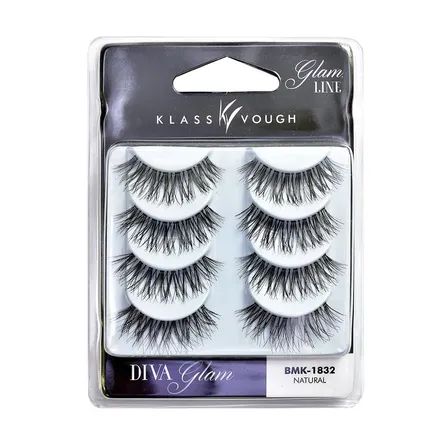 Cílios Postiços Klass Vough Diva Glam 4 Pares