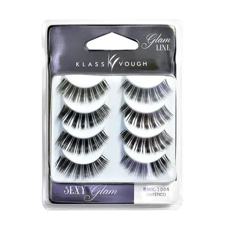 Cílios Postiços Klass Vough Sexy Glam 4 Pares