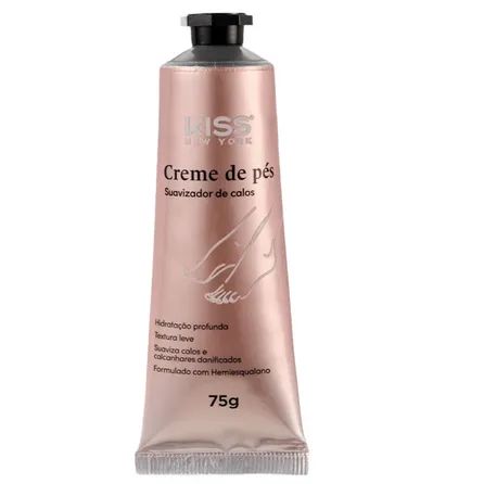 Creme de Pés Suavizador de Calos Kiss New York 75g