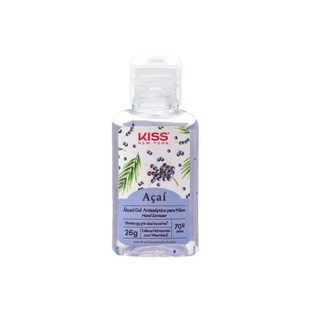 Álcool em Gel Kiss New York Açaí 26ml