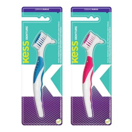 Escova Dental Kess Denture (Cores Sortidas) 