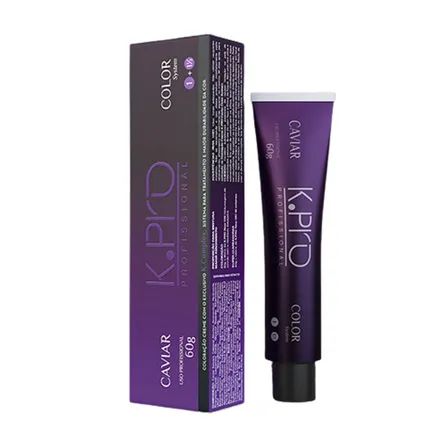 Coloração Creme K.Pro Caviar Color 7.3 Louro Médio Dourado 60g