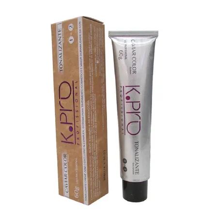 Tonalizante K.Pro Caviar Color 7.74 Louro Médio Marrom Bronze 60g