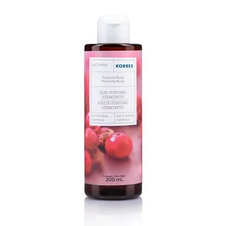 Óleo Corporal Hidratante Korres Pimenta Rosa 200ml