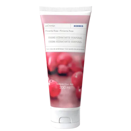 Creme Hidratante Corporal Korres Pimenta Rosa 200ml