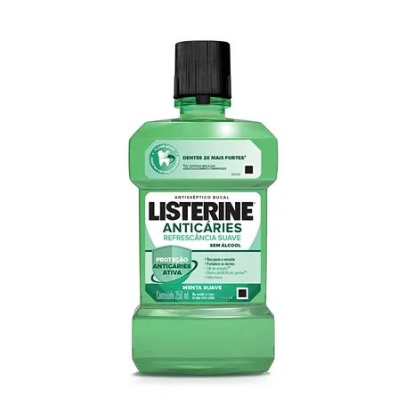 Antisséptico Bucal Listerine Anticaries Zero Álcool 250ml