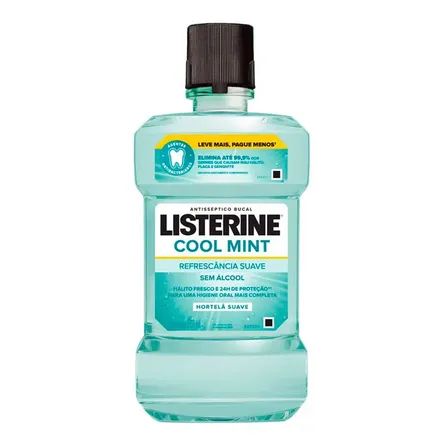 Enxaguante Bucal Listerine Cool Mint Sem Álcool Hortelã 500ml