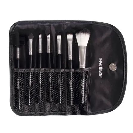 Kit Pincéis para Maquiagem Macrilan KP1-3E com 7 Pincéis