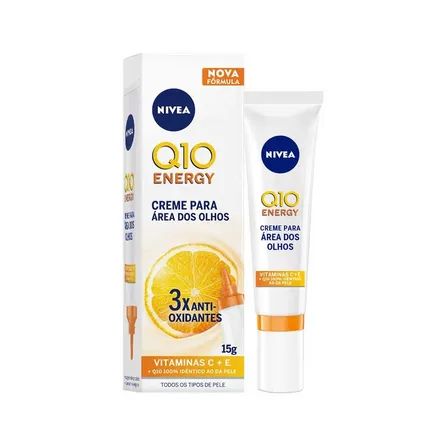 Creme Antissinais Contorno dos Olhos Nivea Q10 Energy 15g