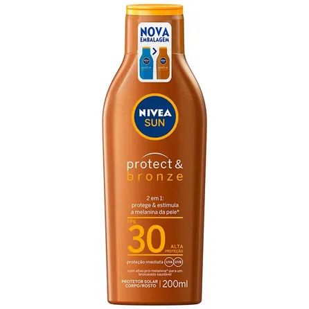 Protetor Solar Corporal Nivea Protect & Bronze FPS30 200ml