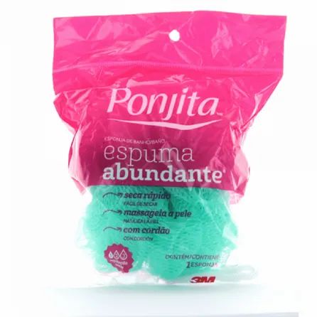 Esponja de Banho Ponjita Abundante Cores Sortidas