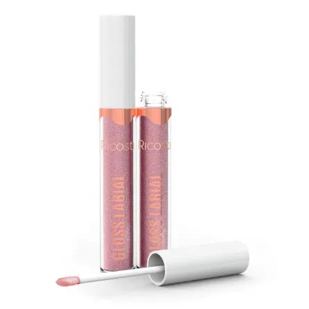 Gloss Labial Ricosti Vegano Rosa Fashion 4ml