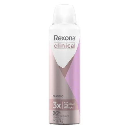 Desodorante Aerosol Rexona Women Clinical Classic 150ml