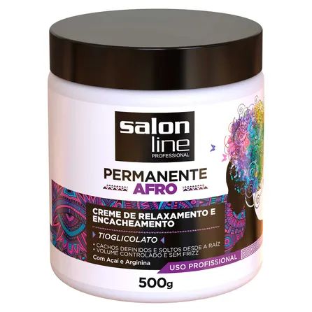 Creme de Relaxamento Salon Line Afro Permanente 500g