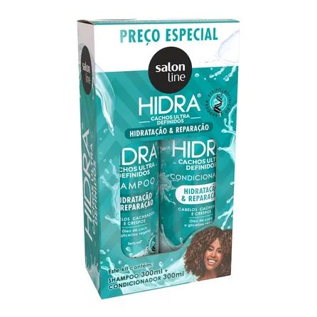Kit Shampoo e Condicionador Salon Line Hidra Cachos Ultra Definidos 300ml
