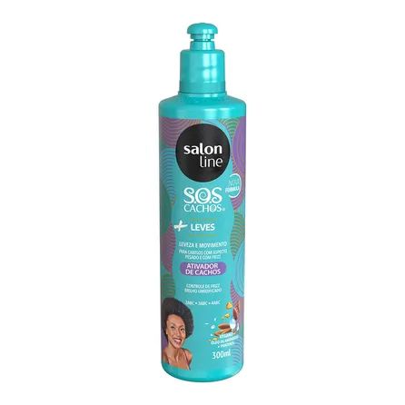 Ativador de Cachos Salon Line Cachos SOS + Leves 300ml