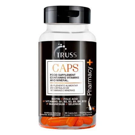 Suplemento Alimentar Truss Caps Pharmacy+ 30 Cápsulas