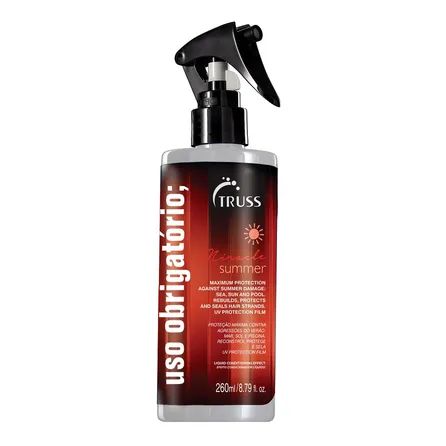 Tratamento Reconstrutor Truss Uso Obrigatório Miracle Summer 260ml