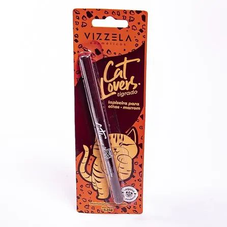 Lapiseira para Olhos Vizzela Cat Lovers Marrom 0,24g