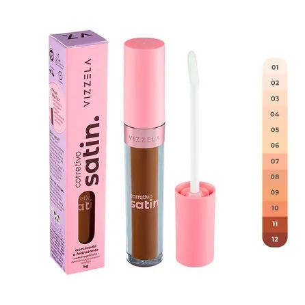 Corretivo Liquido Vizzela Satin 5g