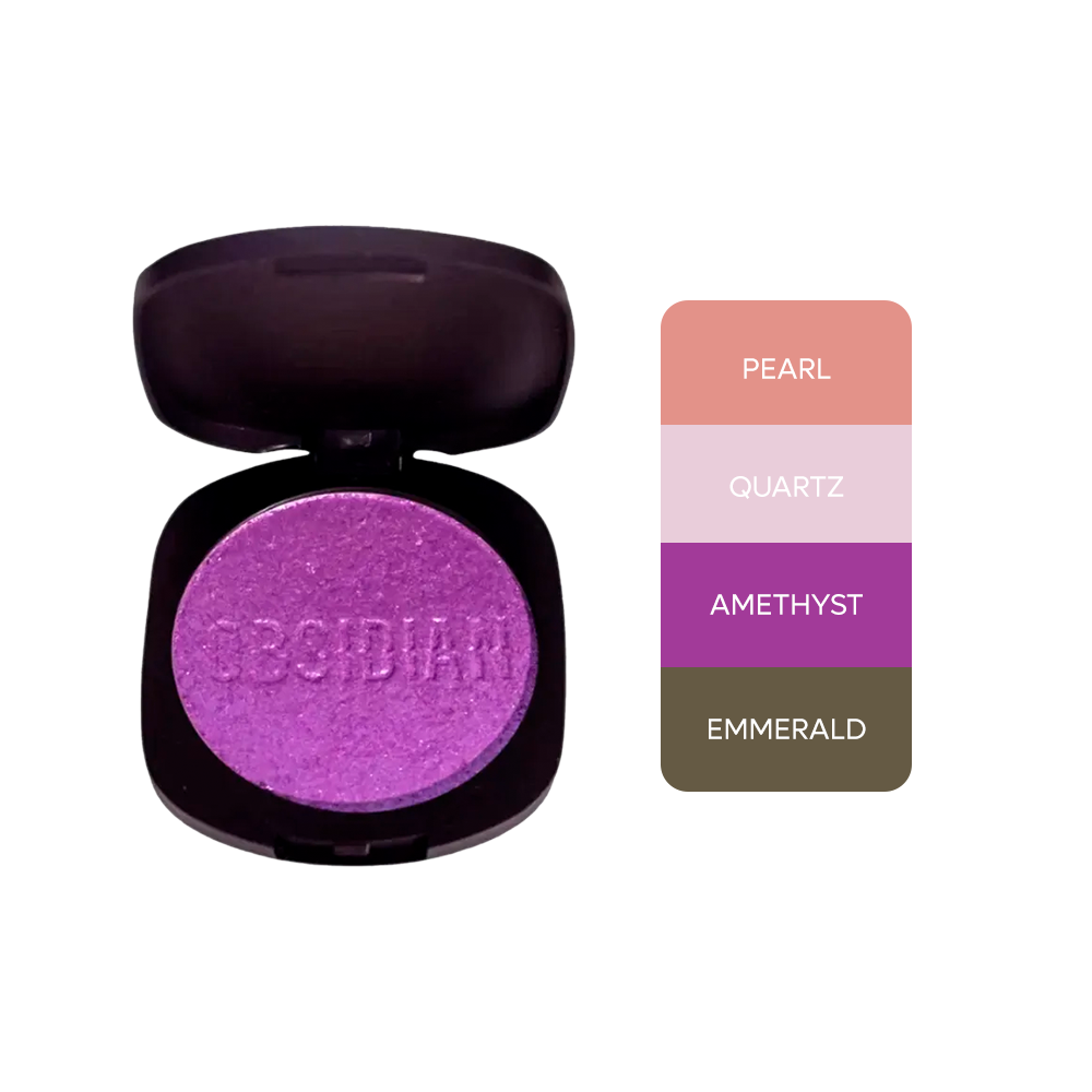 Iluminador e Sombra Ruby Rose Cream Obsidian