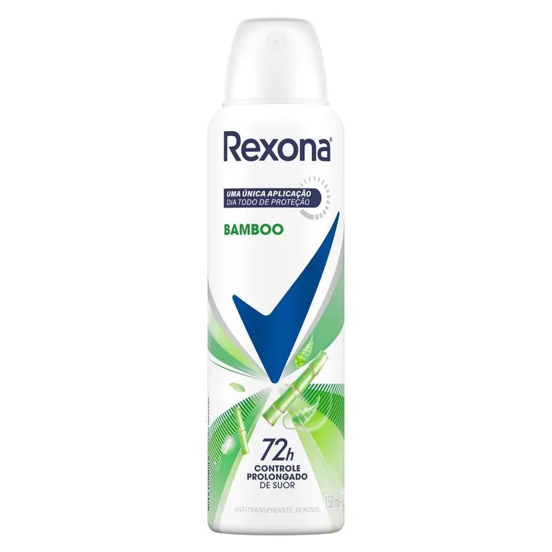 Desodorante Aerosol Feminino Rexona Bamboo 150ml