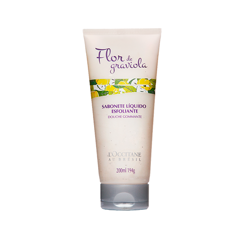 Sabonete Líquido Esfoliante L’Occitane au Brésil Flor de Graviola 200ml