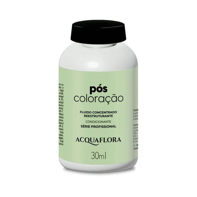 Fluido Condicionante Concentrado Reestruturante Acquaflora Pós-Coloração 30ml