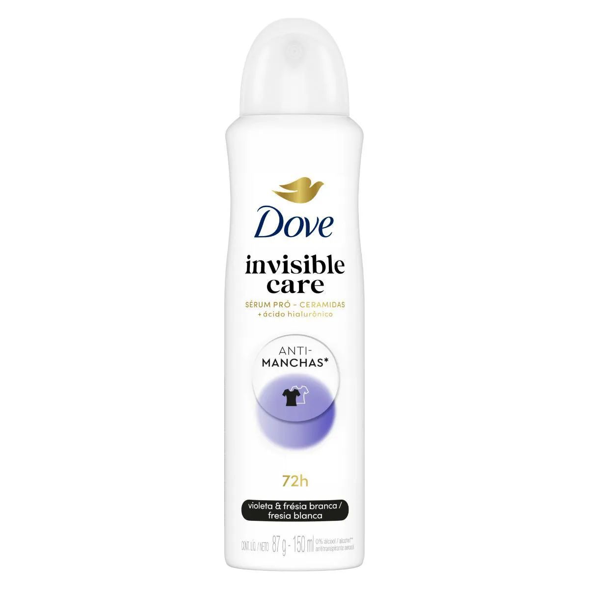 Desodorante Aerosol Feminino Dove Invisible Dry 250ml