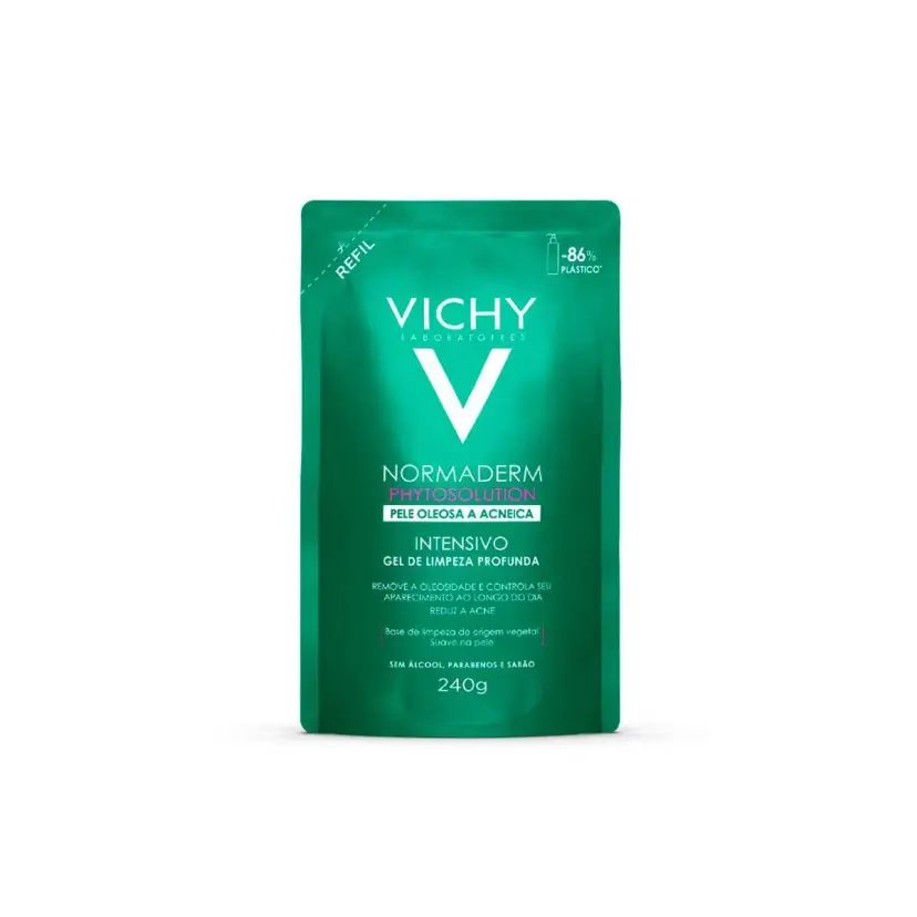 Refil Gel de Limpeza Vichy Normaderm Phytosolution Intensivo 240g