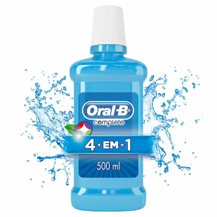 Enxaguante Antisséptico Bucal Oral-b Complete 4 Em 1 Menta 500ml