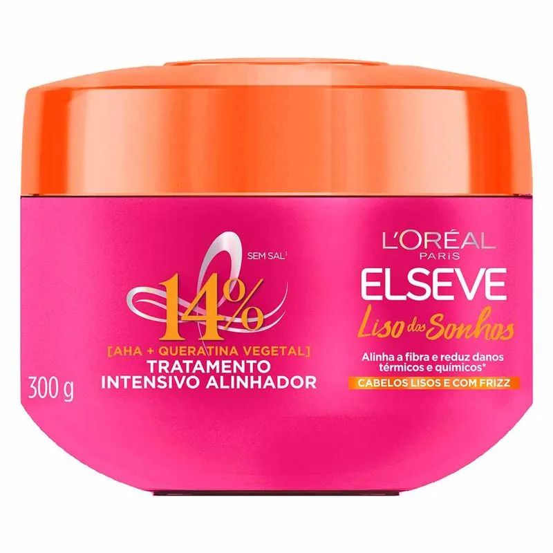 Máscara Capilar Elseve Liso dos Sonhos 300g