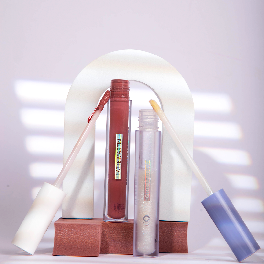 Dupla Glossy Plump + Color Gloss Latte Martini Glam Beauty