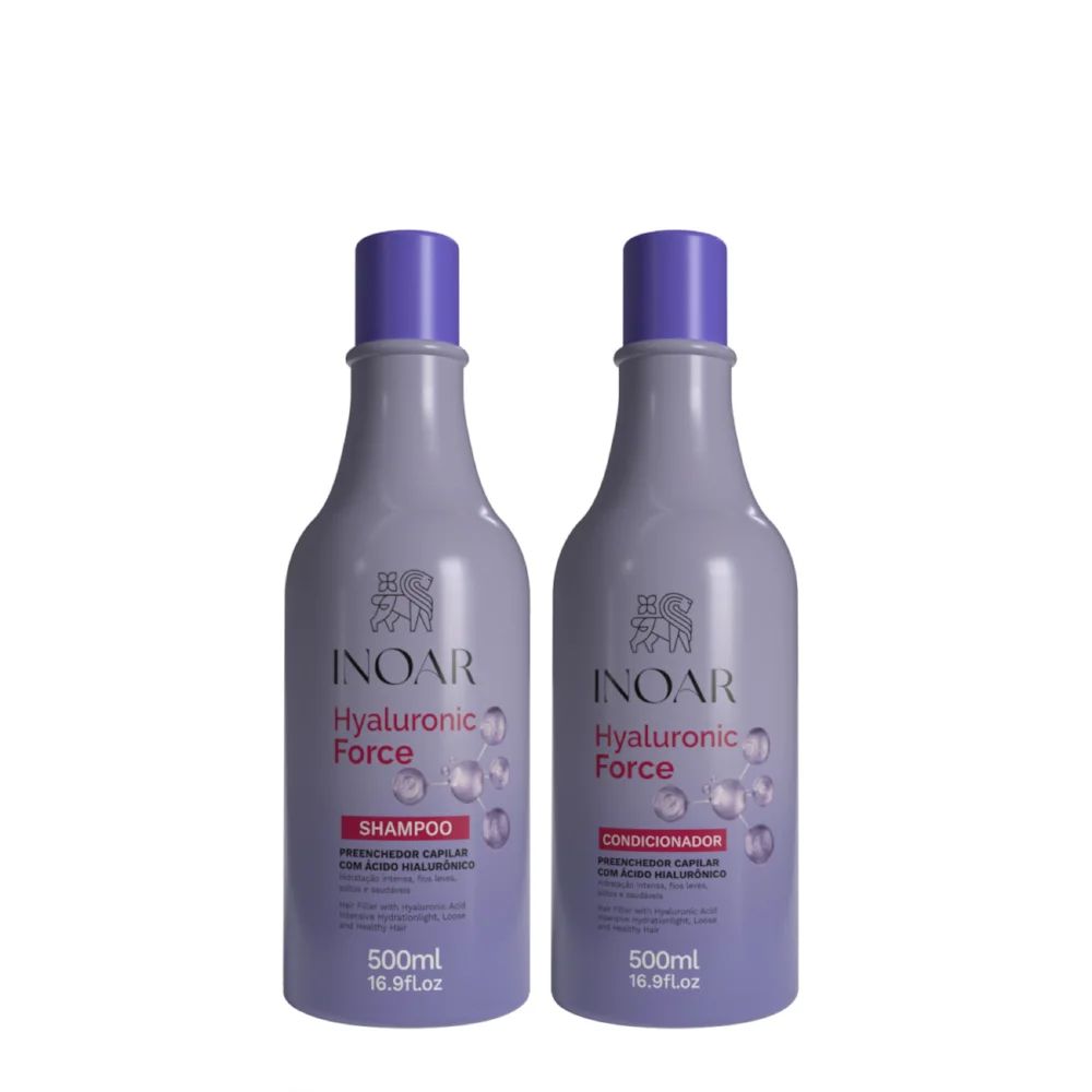 Kit Shampoo + Condicionador Glycolic Force Inoar 500ml