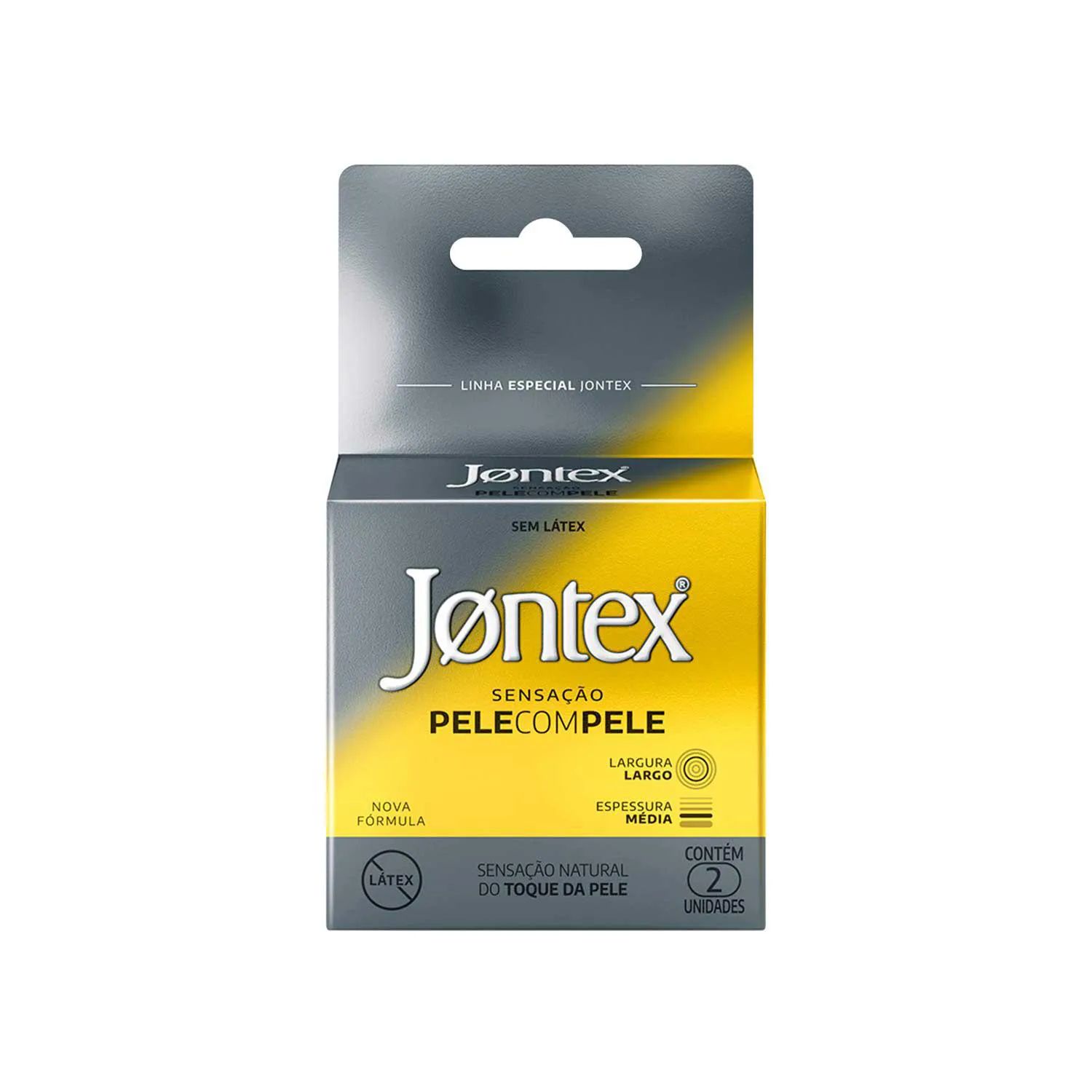 Preservativo Jontex Sensação Pele Com Pele 2 Unidades