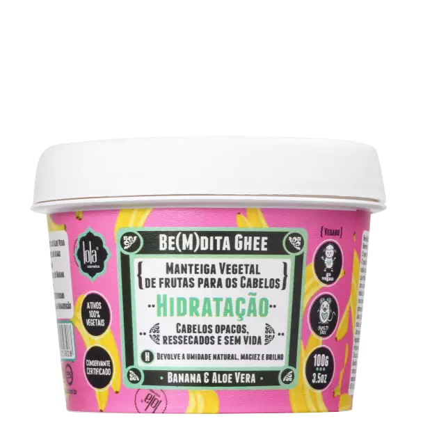 Manteiga Capilar Lola From Rio Hidratação Banana e Aloe Vera 100g