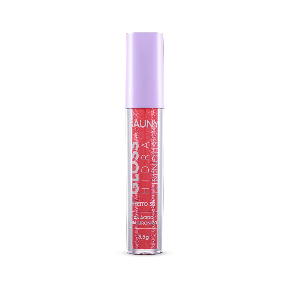 Gloss Bauny Hidra Luminous Peach Glow 3,5g