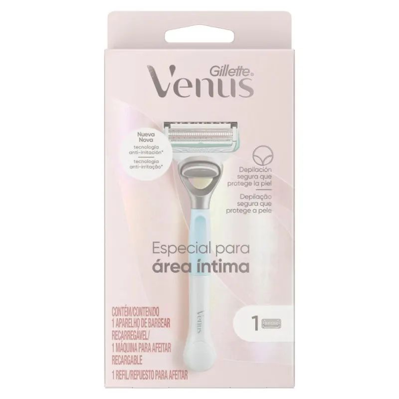 Aparelho de Depilar Recarregável Gillette Venus Especial para Área Íntima