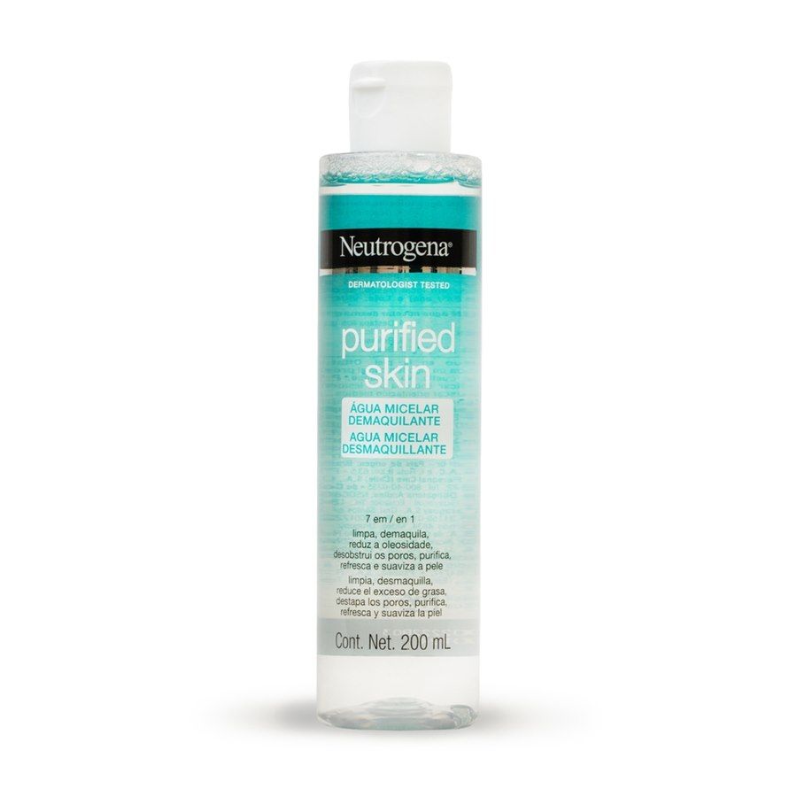 Água Micelar Neutrogena Purified Skin 7 em 1 Demaquilante 200ml