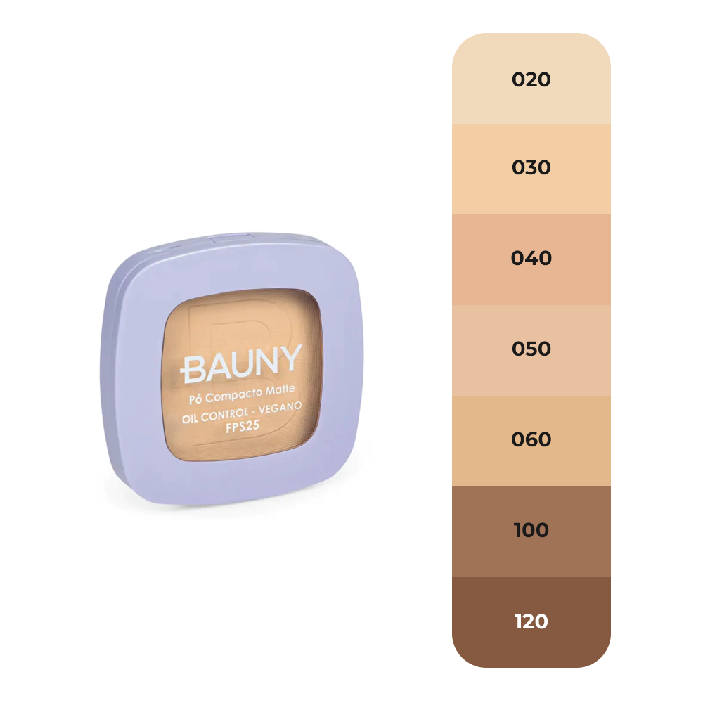 Pó Compacto Facial Bauny FPS25 10g