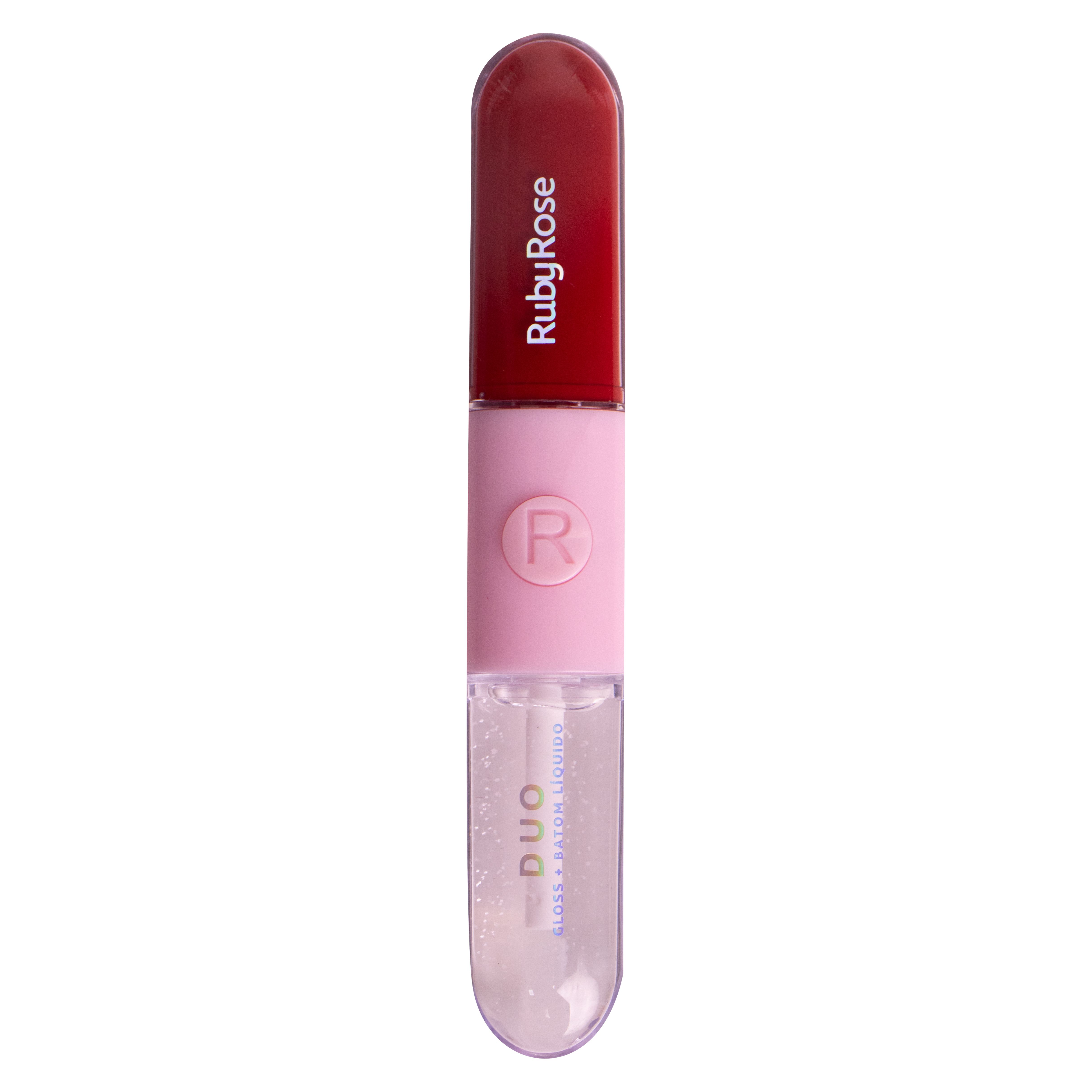 Batom e Gloss Liquido Ruby Rose Duo HBF5695 LD05