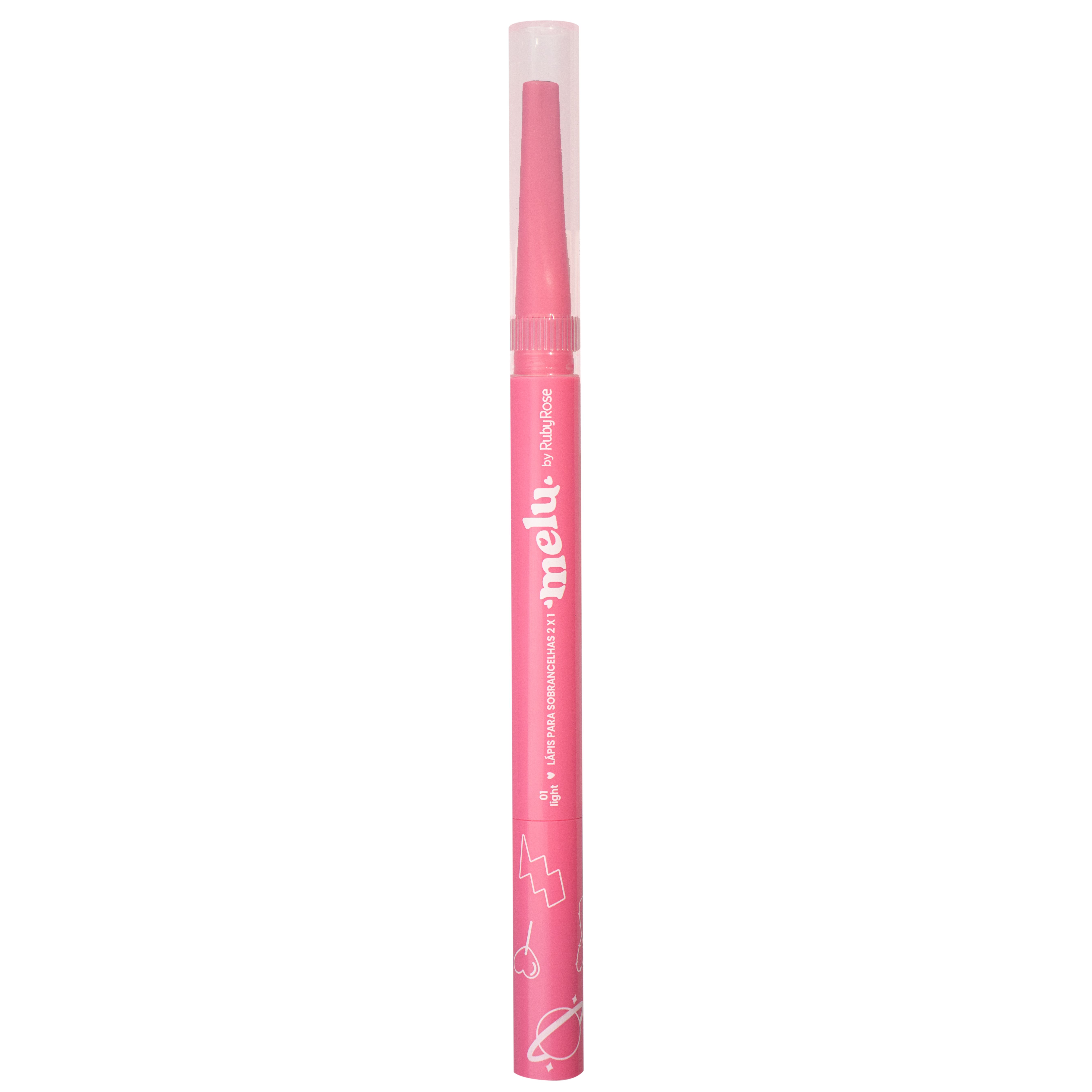Lápis de Sobrancelha 2x1 Ruby Rose By Melu Light RR24031